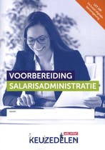 Voorbereiding salarisadministratie folio 9789037258943, Boeken, Zo goed als nieuw