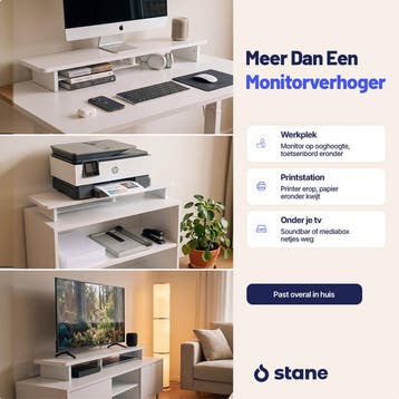 Stane Monitor standaard – Monitor Verhoger –, Ophalen of Verzenden, Nieuw, STANE