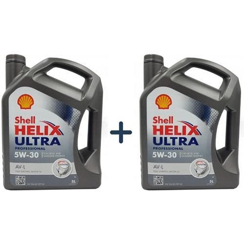 Shell Aanbieding: 2 X Helix Ultra Prof Av-L 5W30 5L, Auto diversen, Onderhoudsmiddelen, Verzenden
