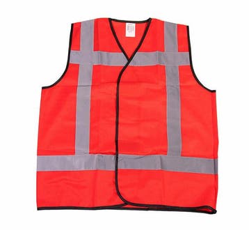 RWS veiligheidsvest ontruimer rood, Verzenden, Nieuw