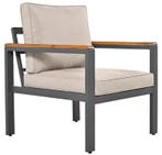 Complete Terras Lounge Set Beige: Bank, Fauteuil en Tafel, Verzenden, Nieuw