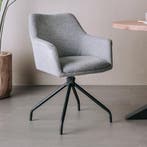 *WOONWINKEL* Tower Living Ortana Moderne Stoel Steel, Verzenden, Nieuw, Grijs