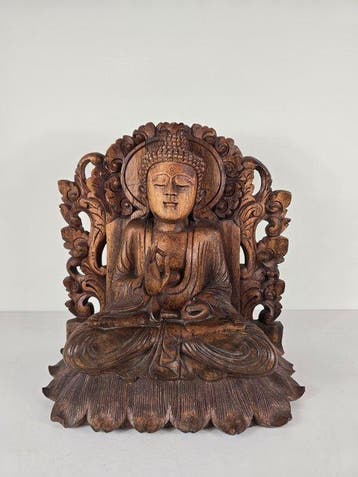 Balinese Boeddhabeeld - sculptuur - Indonesië (Zonder, Antiek en Kunst