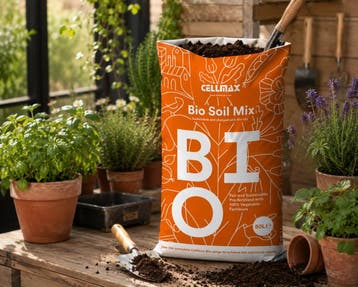 Cellmax Biologische Potgrond Bio Soil Mix 50L, Verzenden