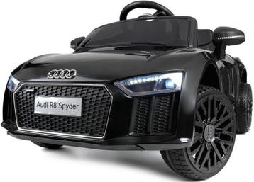 Audi R8 Kinderauto Spyder | Zwart | Nieuw | Scherpe Prijs, Ophalen of Verzenden, Nieuw, Overige typen