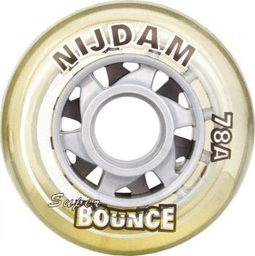 Nijdam Spaakwielen voor Inlineskates - Transparant - 64, Sport en Fitness, Verzenden, Nieuw
