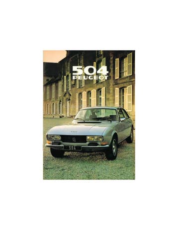 1979 PEUGEOT 504 COUPE | CABRIOLET BROCHURE NEDERLANDS, Nieuw, Peugeot, Author