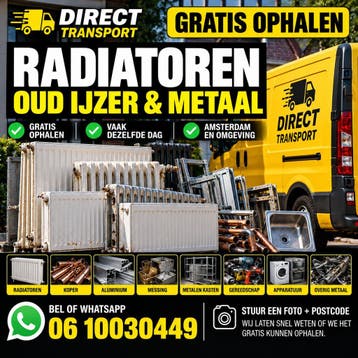 Radiatoren Oud IJzer Metaal Gratis Ophalen