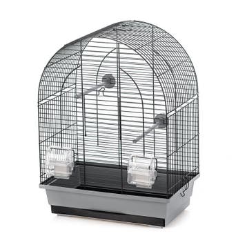 Vogelkooi Duvo Lusi 1 Grijs/Zwart – Binnenkooi voor parki., Verzenden, Nieuw, Metaal, Vogelkooi