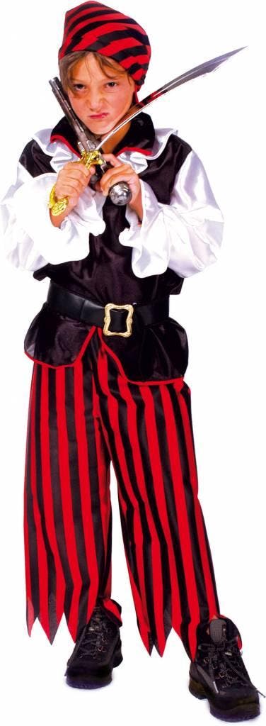 Piratenpak kind 4-delig, Kleding | Heren, Carnavalskleding en Feestkleding, Nieuw, Ophalen of Verzenden