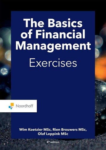 The basics of financial management exercises, 9789001738358, Verzenden, Zo goed als nieuw, HBO