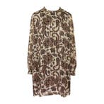 Liu Jo • bruine paisley jurk • 42 (IT48), Kleding | Dames, Jurken, Bruin, Verzenden, Liu Jo, Maat 42/44 (L)