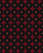 Emir Jacquard Polyester Rood, Hobby en Vrije tijd, Stoffen en Lappen, Nieuw, Rood