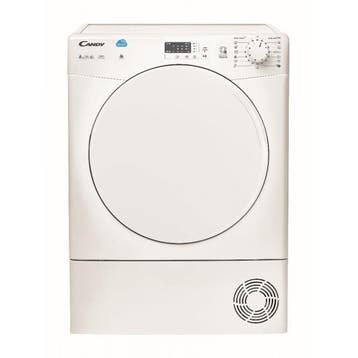 Candy CSC8LF - Condensdroger - 8 kg - Sensor Dry & Smart, Ophalen of Verzenden, Zo goed als nieuw, Voorlader, 85 tot 90 cm