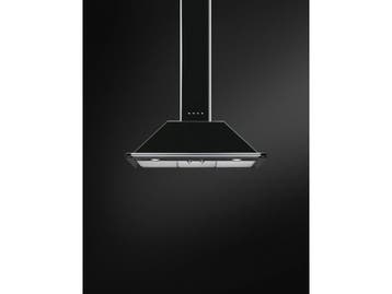SMEG KT90BLE - Afzuigkap - Wandschouw - 90 cm - Zwart, Witgoed en Apparatuur, Afzuigkappen, Verzenden, Zo goed als nieuw