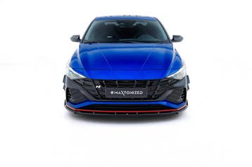 Maxton Front Splitter V.2 Hyundai Elantra N Mk7, Verzenden