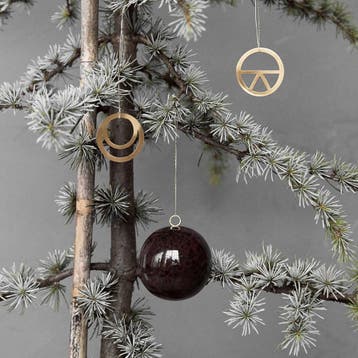 House Doctor kerstbal (Ø6 cm) Bruin (Overige), Verzenden