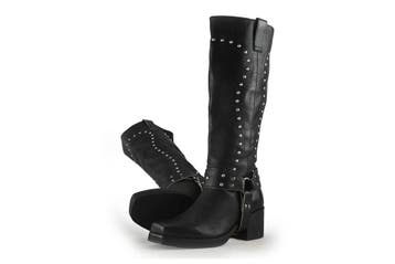 Sacha Biker boots in maat 38 Zwart, Kleding | Dames, Schoenen, Verzenden, Zwart, Overige typen, Zo goed als nieuw