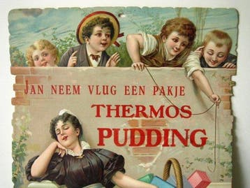 Thermos Pudding - Reclamebord - Papier