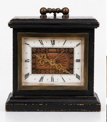 Tafelklok - Phigied - Art Deco Hout - 1930-1940 - Eboniseerd