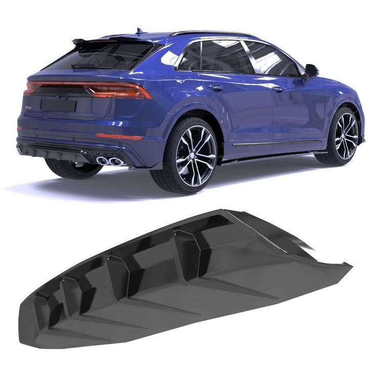 APEX - Diffuser geschikt voor Audi SQ8 Mk1 (2019-2023), Auto diversen, Tuning en Styling, Ophalen of Verzenden
