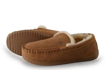 Warmbat Australia Pantoffels in maat 43 Cognac, Overige kleuren, Verzenden, Zo goed als nieuw, Pantoffels of Sloffen