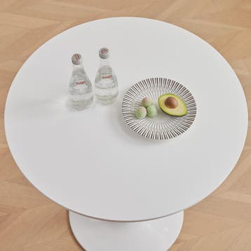 Elegante Ronde Eettafel - Nordic Tulip Design - 70cm - Wit o, Huis en Inrichting, Tafels | Eettafels, Verzenden, Nieuw