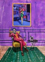Francesco Dezio - Prosit (Joker) – Original Oil Painting on