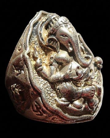 Ridderes Ganesh – De Obstakelbreker – Geluk en Succes - Ring