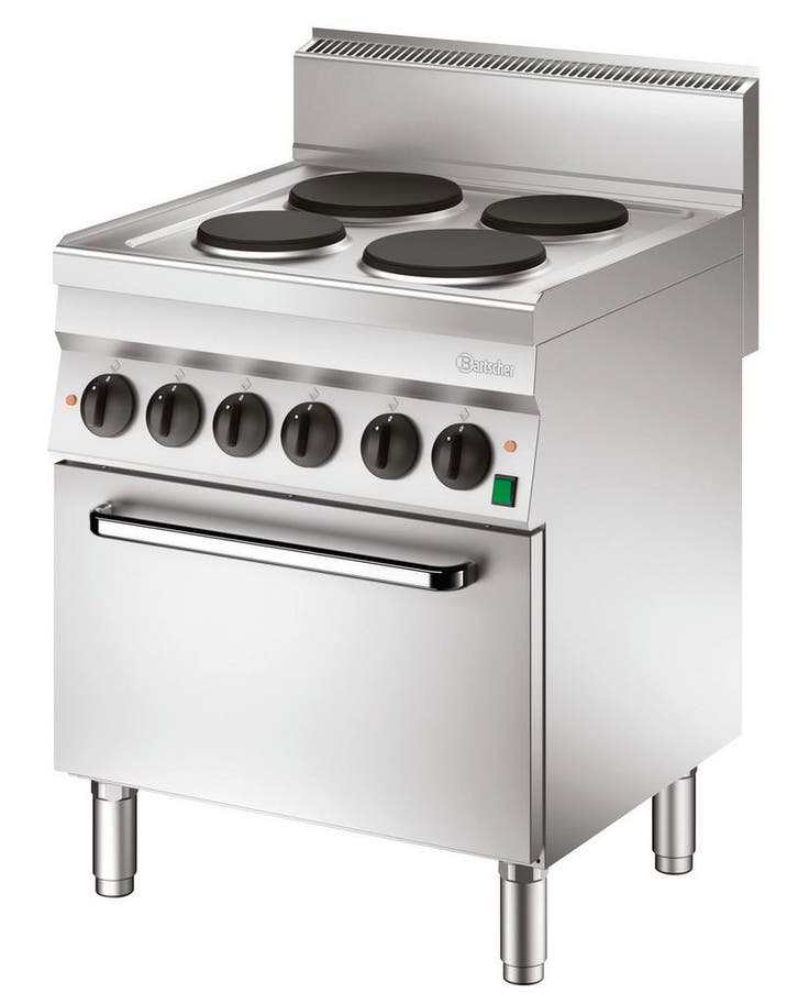Bartscher Fornuis | Serie 650 | Elektrisch | 4 Kookplaten |, Zakelijke goederen, Horeca | Keukenapparatuur, Nieuw in verpakking