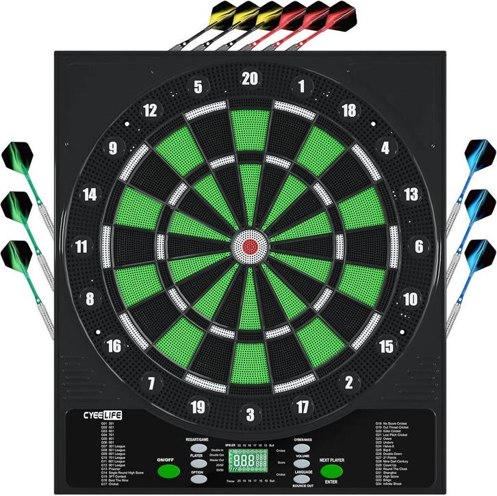 Dartbord Spelcomputer 355 Variaties | 42% Korting, Sport en Fitness, Darts, Elektronisch, Nieuw, Dartbord, Ophalen of Verzenden