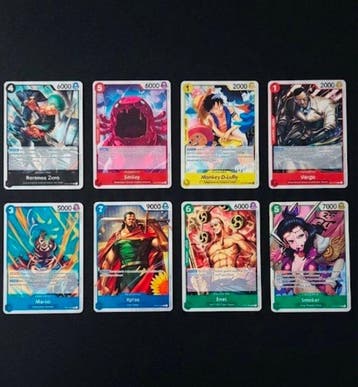 Bandai - 8 Mixed collection - One Piece, Nieuw