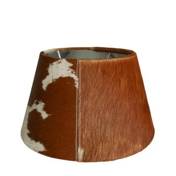 lampenkap koe bruin/wit 30cm, Verzenden, Nieuw
