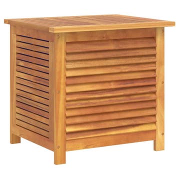 vidaXL Tuinbox met jaloezieën 60x50x56 cm massief acaciahout, Verzenden, Nieuw