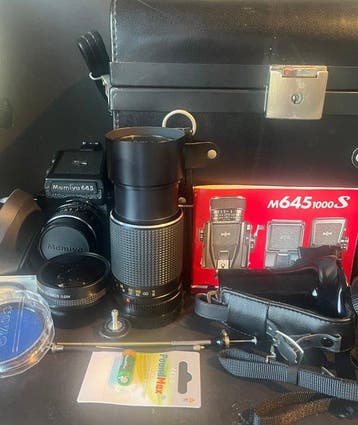 Mamiya M645j + Sekor C 2,8/80mm + Sekor C 4/210mm | Analoge, Nieuw
