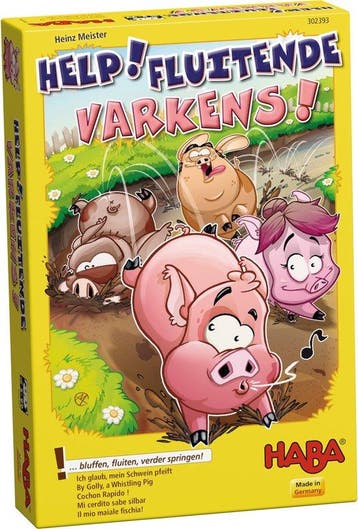 Haba Fluitende varkens Leerzaam Spel (Compleet), Verzenden, Zo goed als nieuw