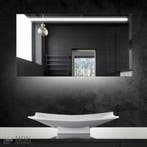 Aluminium spiegel met LED verlichting, verlichting aan de on, Verzenden, Nieuw
