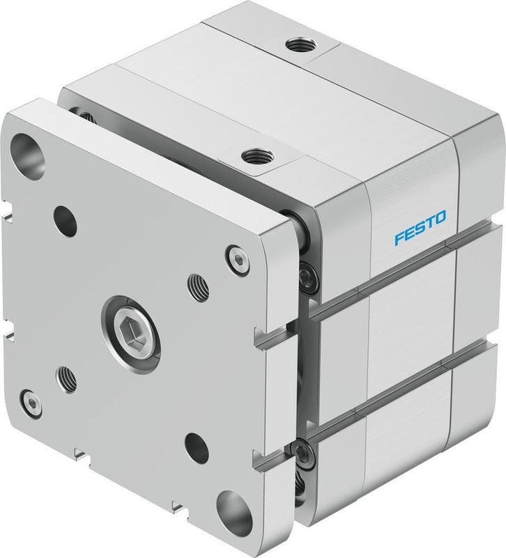 Festo Compacte Cilinder 100mm Boring 15mm Slag ISO 21287, Doe-het-zelf en Verbouw, Gereedschap | Machine-onderdelen en Toebehoren