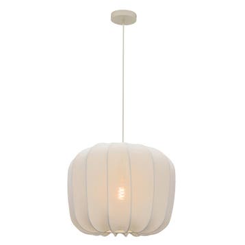 Moderne hanglamp wit, Deborah, Ophalen of Verzenden, Nieuw, Modern