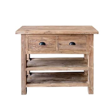 Klassieke sidetable met 2 legplanken -  100 cmSidetables, Ophalen of Verzenden, Nieuw