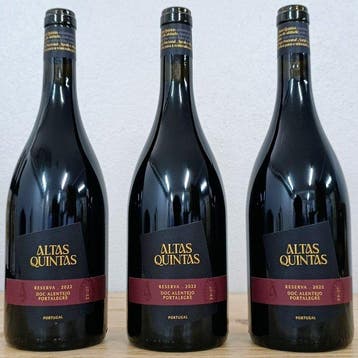 2022 Altas Quintas Tinto - Alentejo DOC, Reserva - 3 Flessen, Nieuw