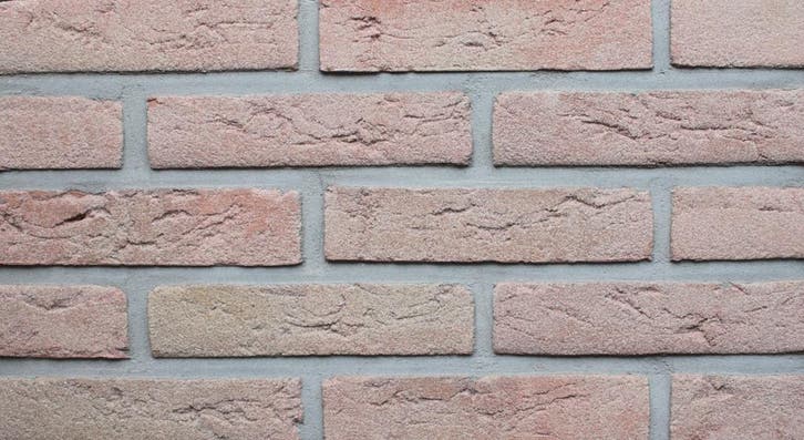 art 6906 Brons kleurige handvorm waalformaat gevelstenen, Doe-het-zelf en Verbouw, Metselstenen, Bakstenen, Nieuw