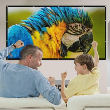 Opvouwbaar Projectorscherm 60-150 Inch 16:9 Full HD 4K Buite, Audio, Tv en Foto, Beamers, Verzenden, Nieuw