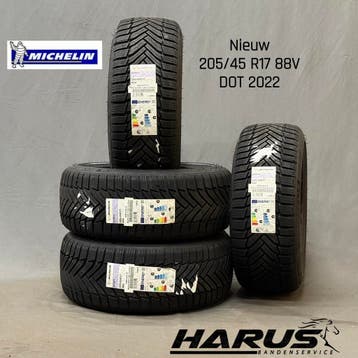 205/45/17 88V RSC Michelin winterbanden nieuw 4 stuks, Auto-onderdelen, Banden en Velgen, Nieuw, 17 inch, Band(en), Personenwagen