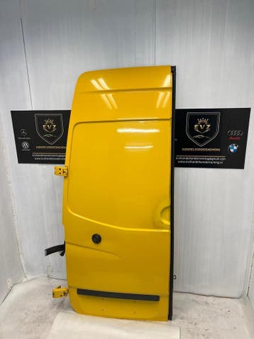 VW Crafter achterdeur links bj.2016 kleur Broom Yellow, Gebruikt, Achter, Volkswagen, Deur