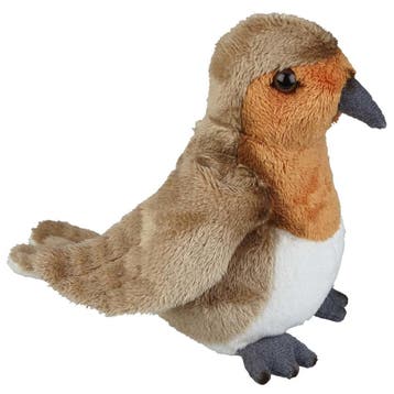 Ravensden roodborstje knuffel - pluche - 19 cm - multi, Verzenden, Nieuw