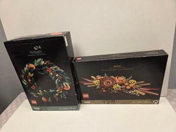 Lego Set - Icons - LEGO Botanicals herfstkrans 10340 + LEGO, Nieuw