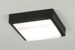 Rietveld Plafondlampen - Zwart - Kunststof, Metaal, Aluminiu, Huis en Inrichting, Lampen | Plafondlampen, Verzenden, Nieuw