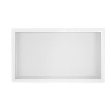 Wiesbaden Demis Inbouwnis - 30x60x10cm - Mat Wit, Ophalen of Verzenden, Nieuw, Rvs