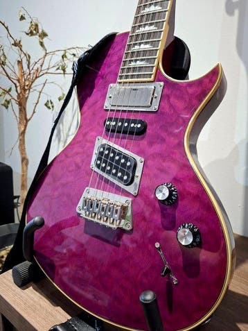Epiphone - Nighthawk Custom Quilt Trans Purple (2014 Ltd, Nieuw